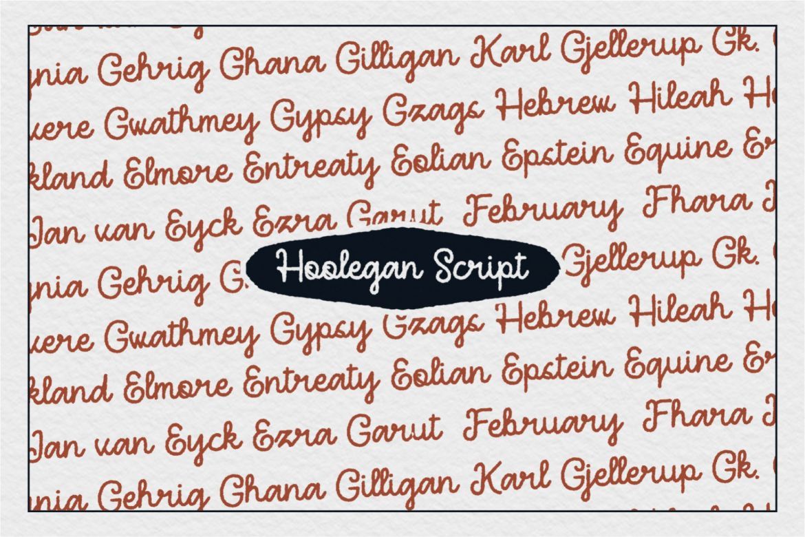 Hoolegan - Vintage Duo Font - view 7