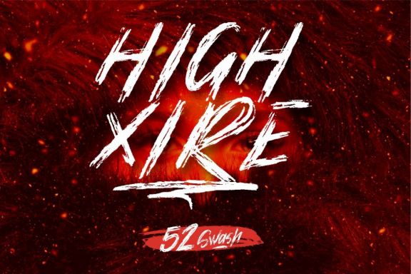 High Xire - Brush Font