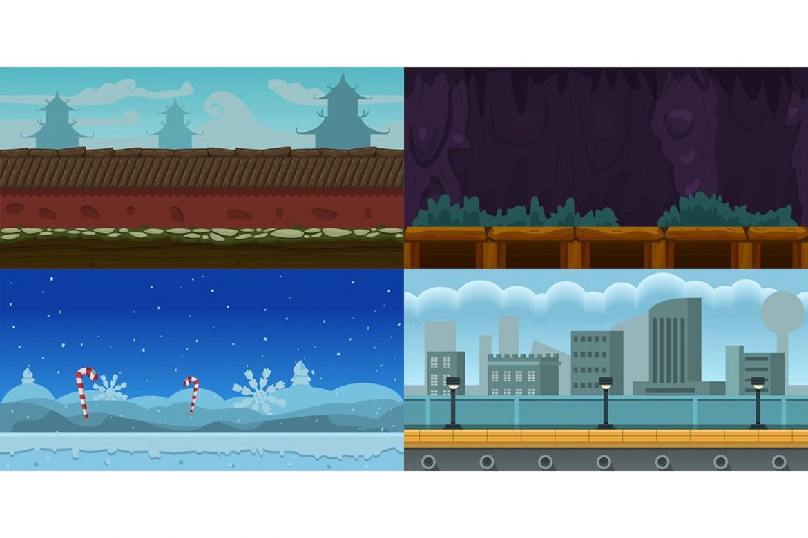 10 Modern Game Backgrounds - view 3