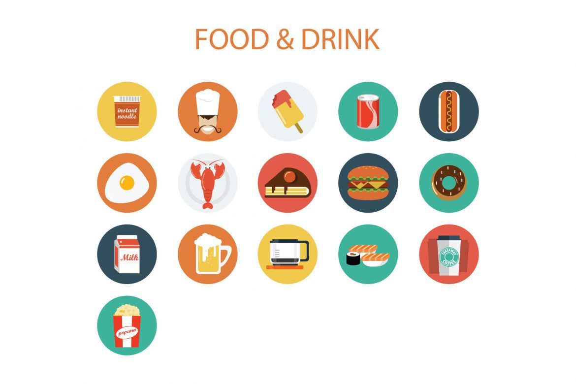 146 Modern Flat Icons - view 3