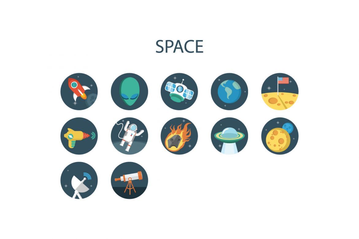 146 Modern Flat Icons - view 8