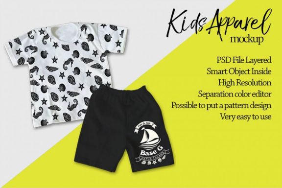 Kids Apparel Mockup
