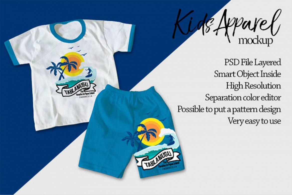 Kids Apparel Mockup - view 3