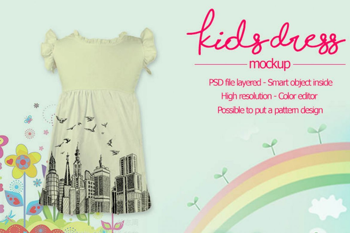 Girl Dress Mockup alt