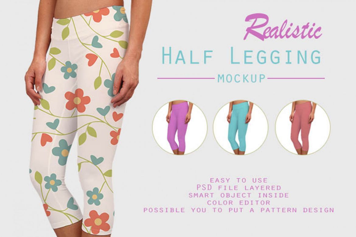 Half Leggins Mockup - view 6