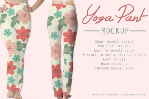 Yoga Pants Mockup