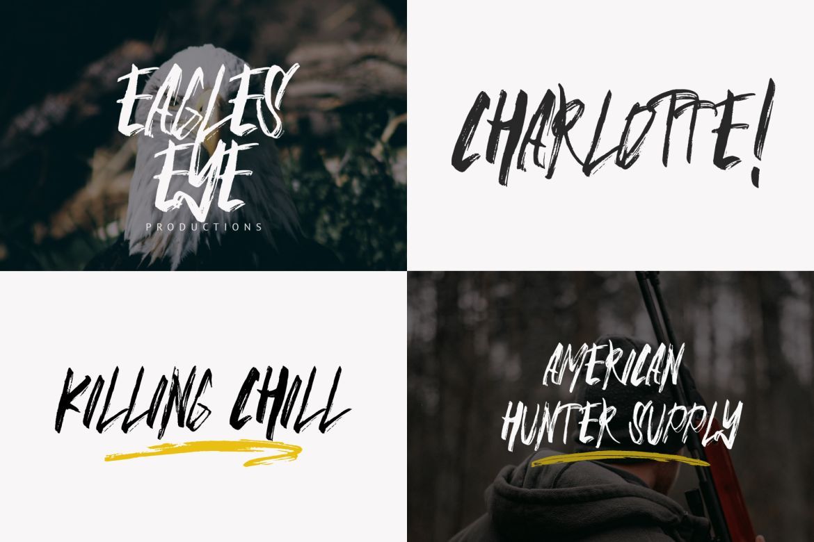 BRUSHY Font - view 3