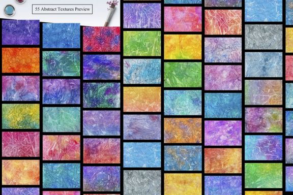 55 Watercolor Abstract Textures
