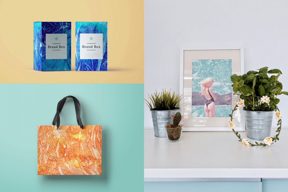 55 Watercolor Abstract Textures - view 5