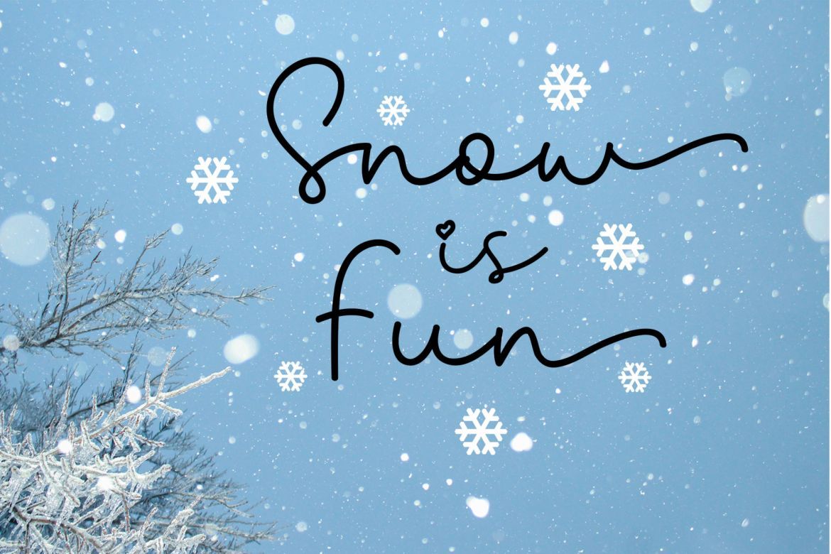 Winterfun Handwritten Font - view 6