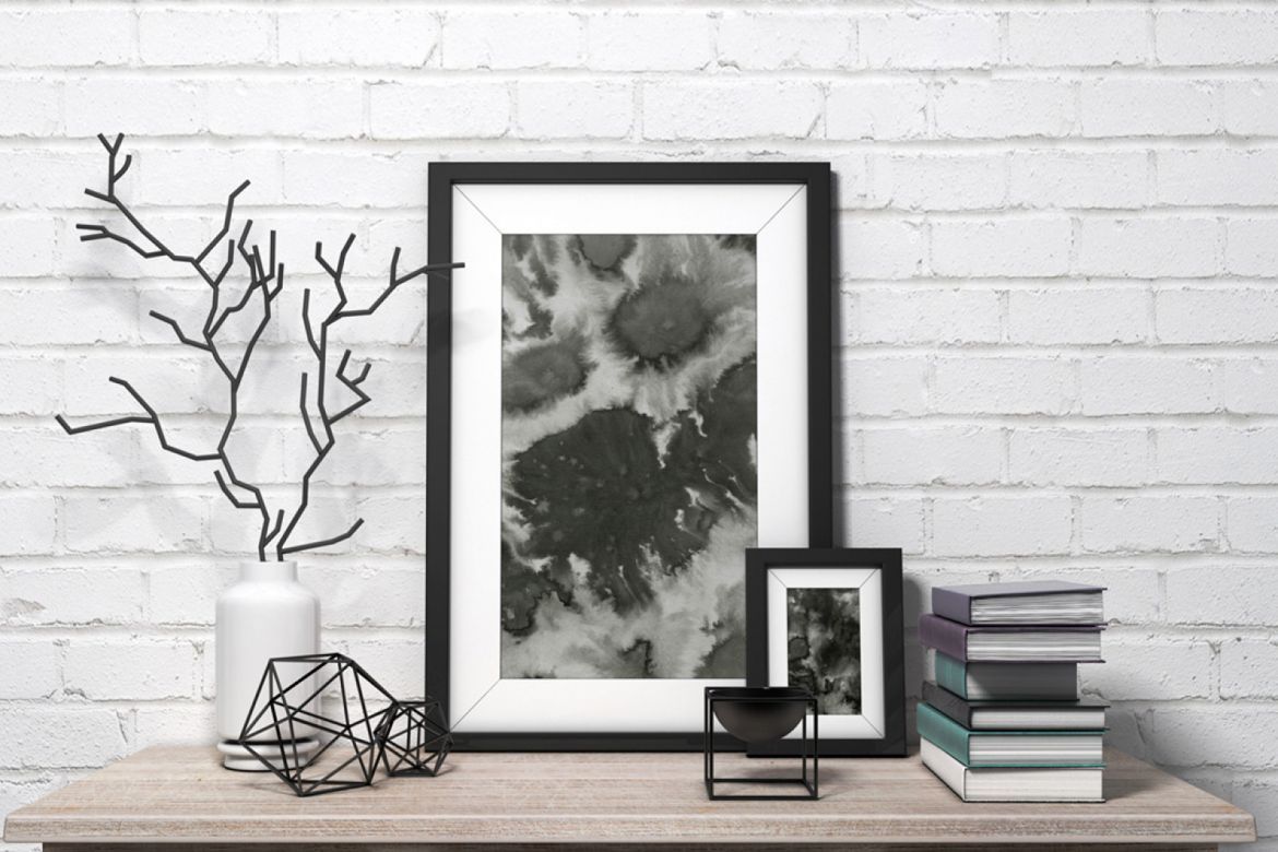 40 Black Ink Textures - view 5