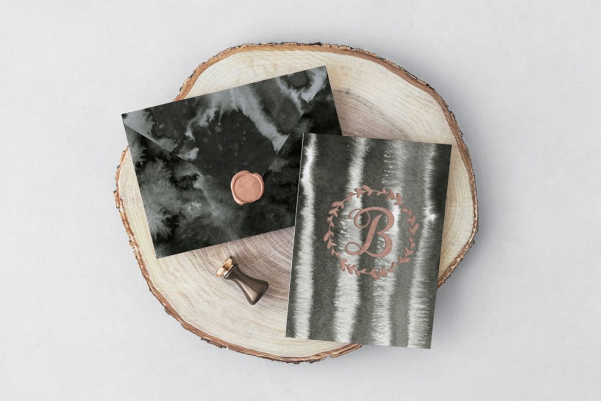 40 Black Ink Textures - view 6