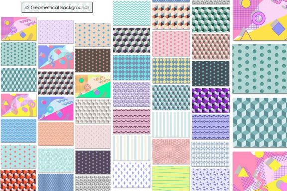 42 Geomertic Backgrounds