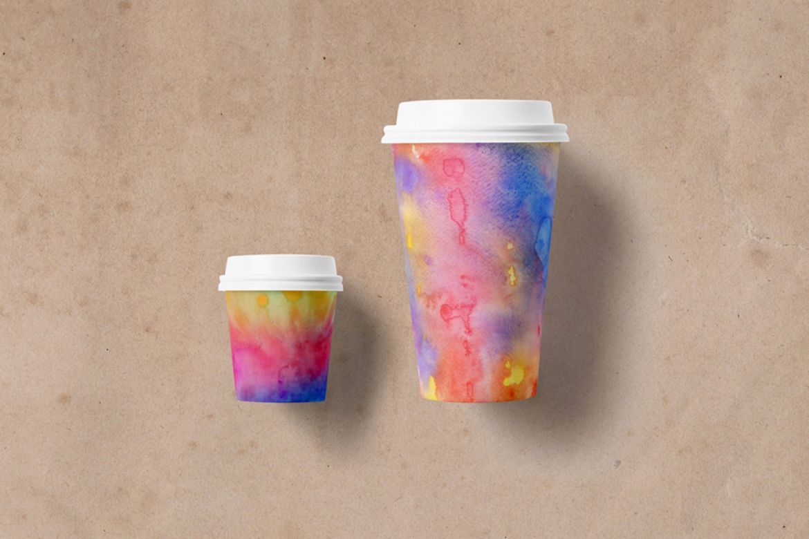 45 Watercolor Backgrounds - view 6