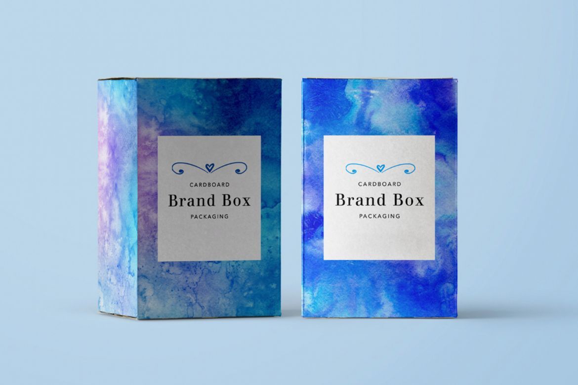 30 Winter Watercolor Backgrounds - view 7