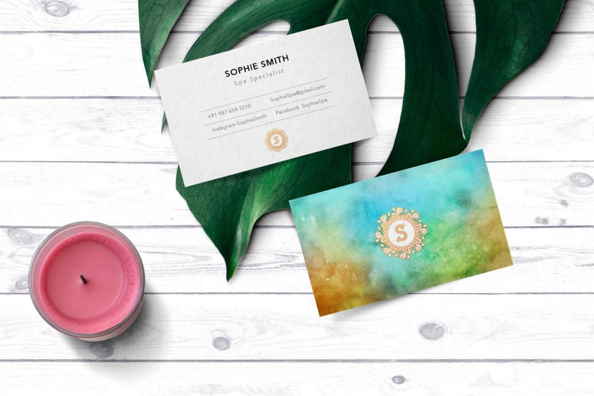 30 Spring Watercolor Backgrounds - view 7