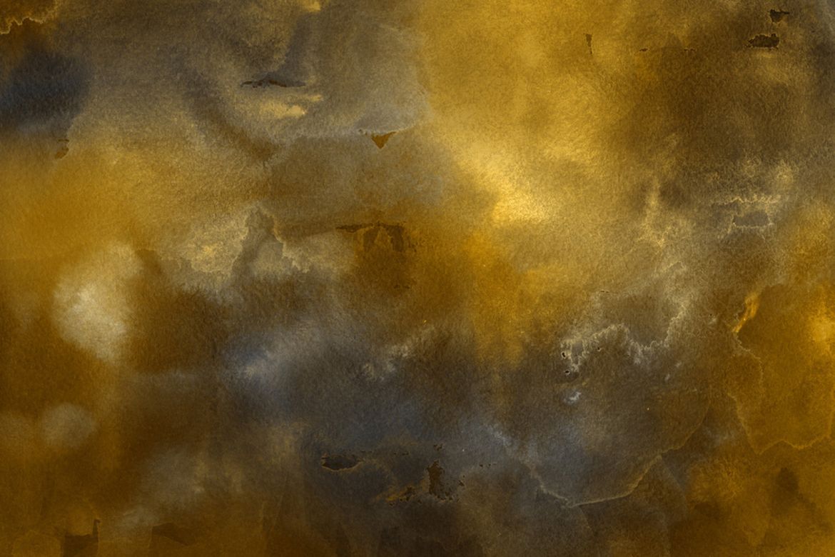 Gold Watercolor&Marble Backgrounds - view 4