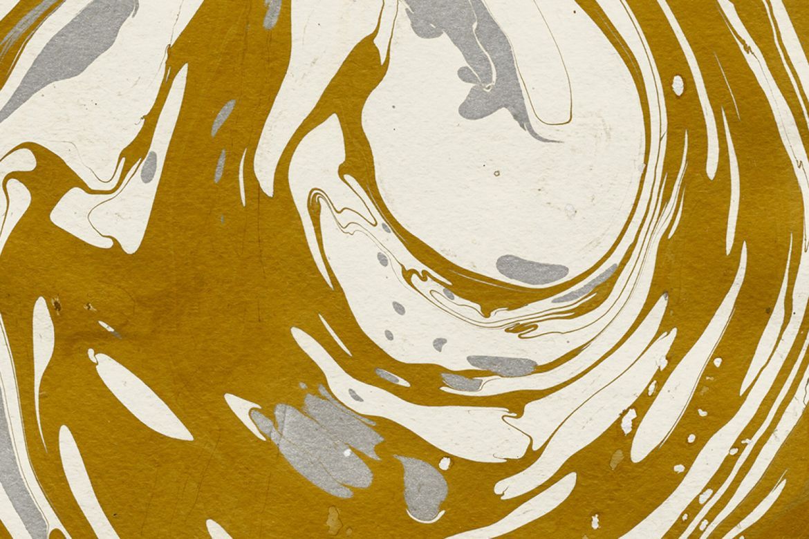 Gold Watercolor&Marble Backgrounds - view 6