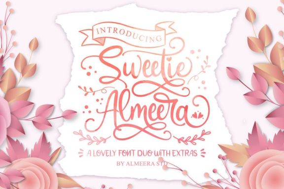 Sweetie Almeera Font Duo