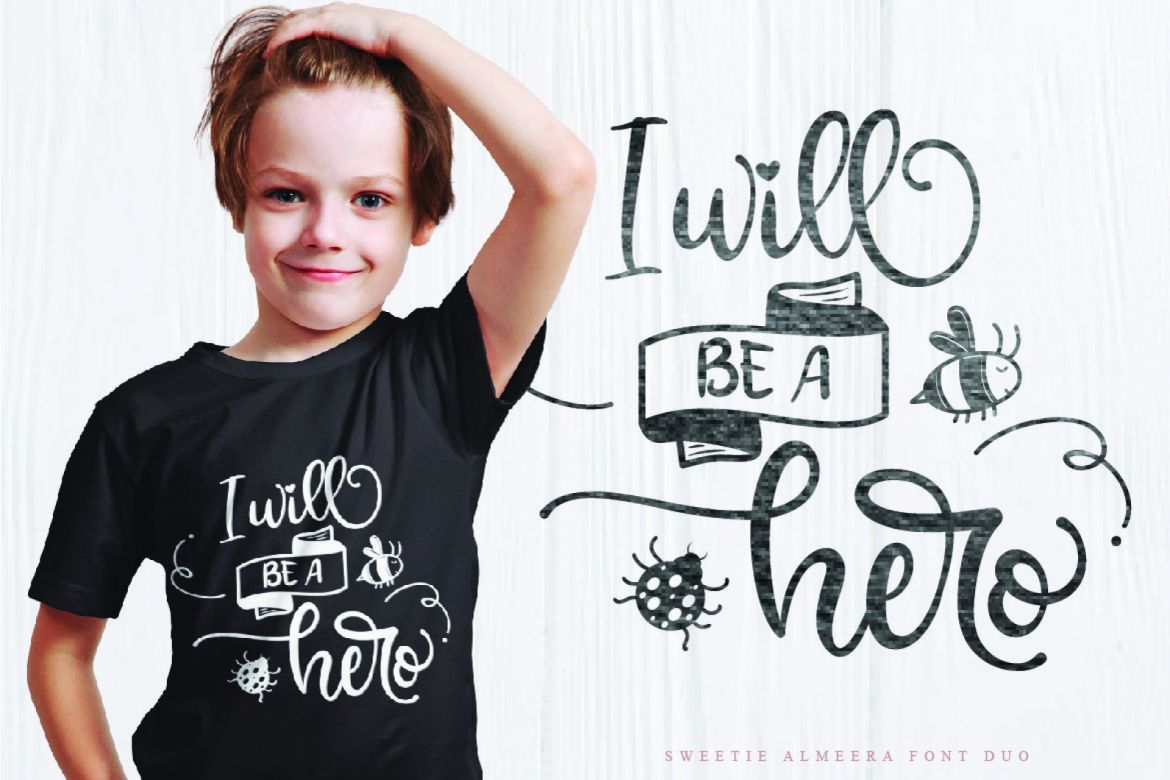 Sweetie Almeera Font Duo - view 7