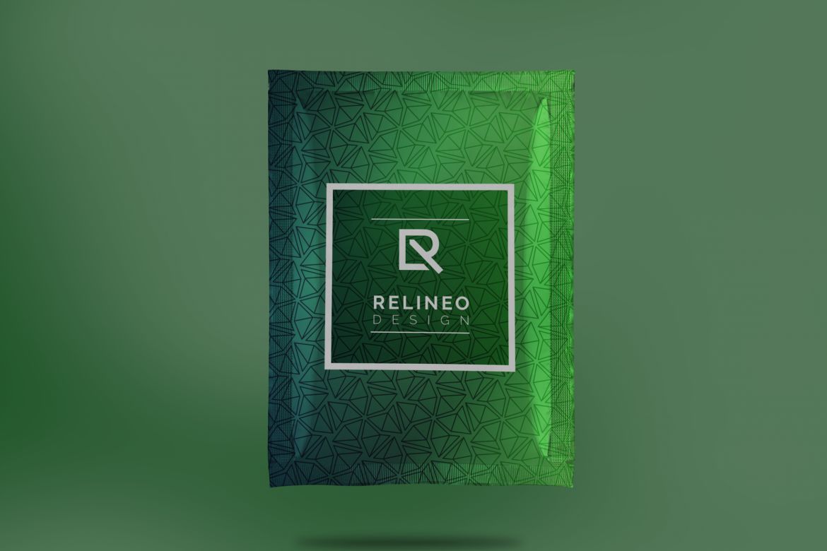 Aluminium Bag Mock-up 4Pack #2 - view 5