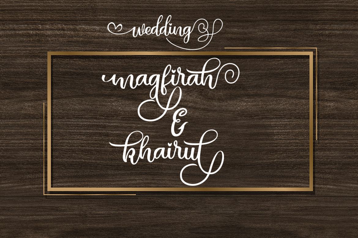 Magfirah - Free Font alternate