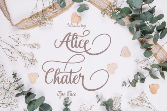 Alice Chater - Free Font