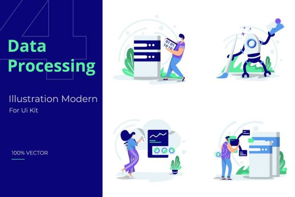 Data Processing  - Free Illustrations