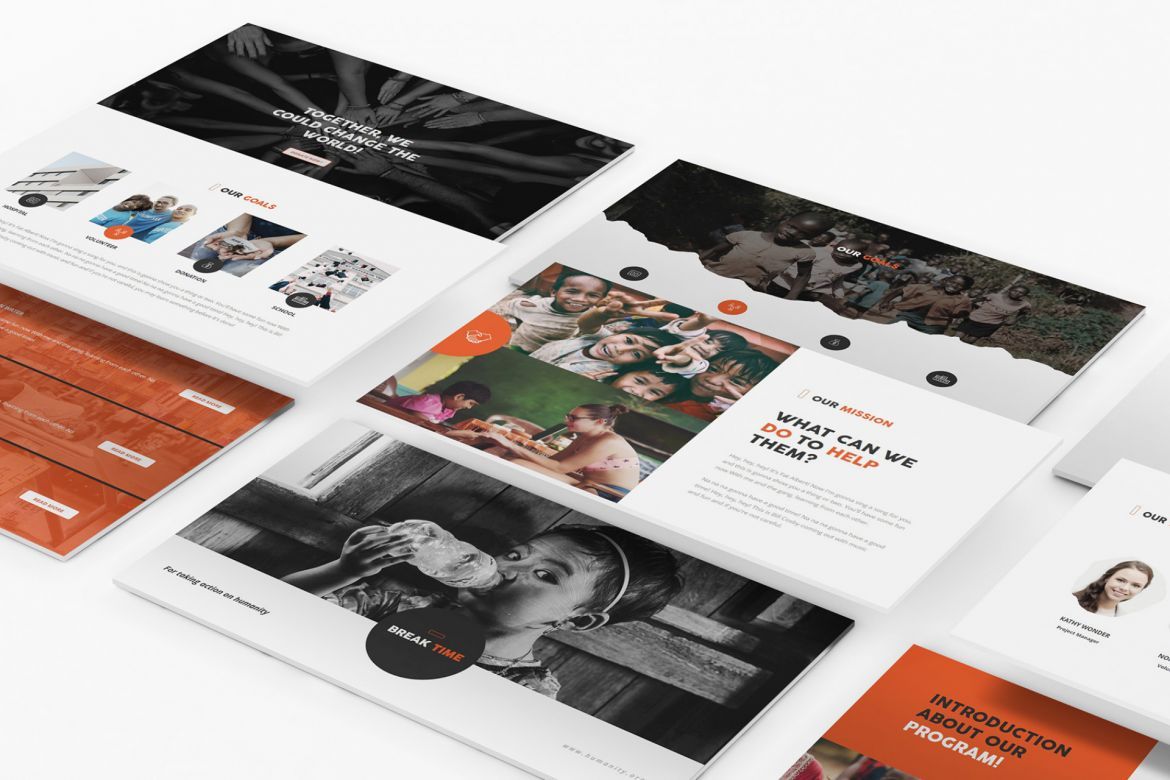 Charity Google Slides Template - view 10