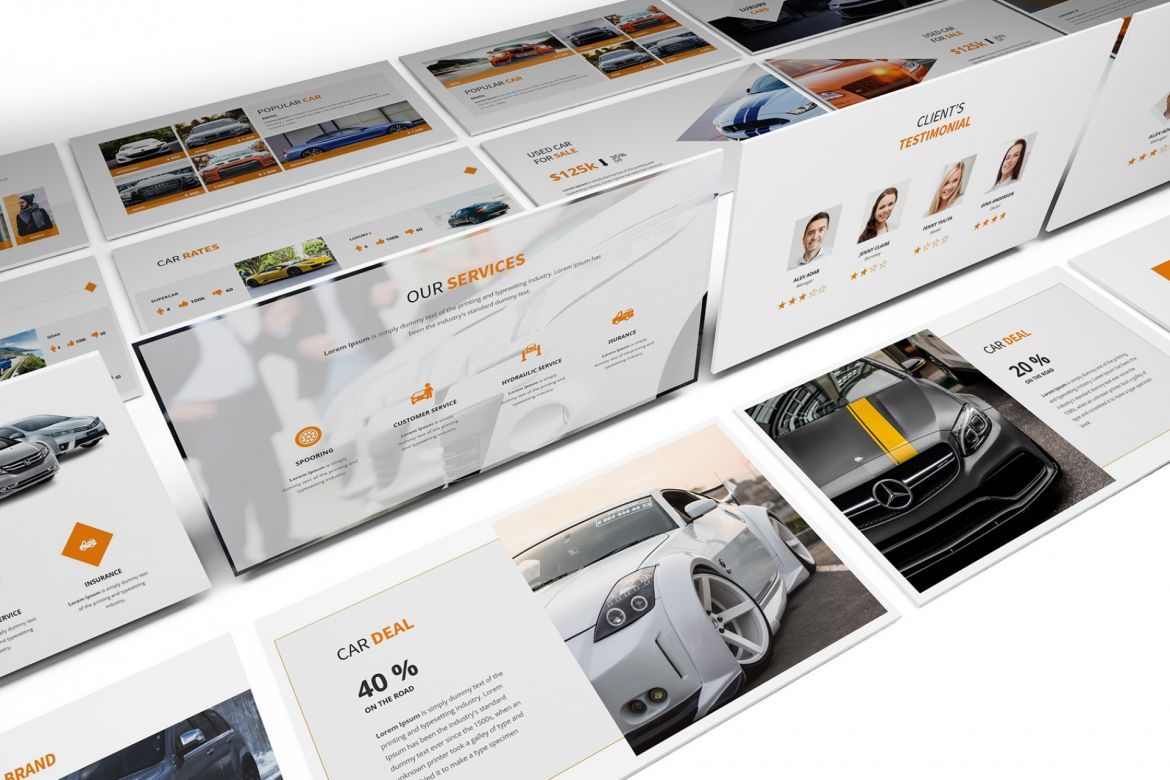 Cars Rental and Sell Powerpoint - view 6