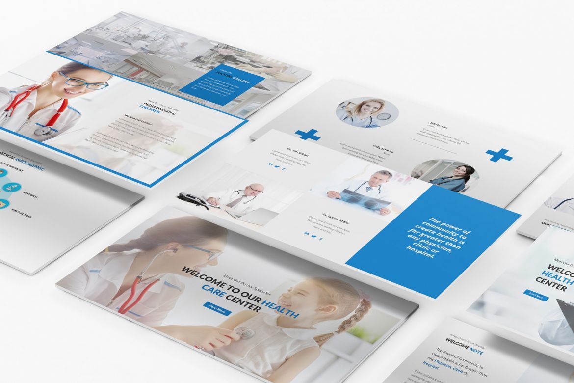 Medical and Health Care Powerpoint - view 8