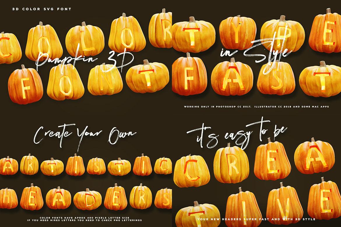 Free Color SVG Fonts 3 - view 5