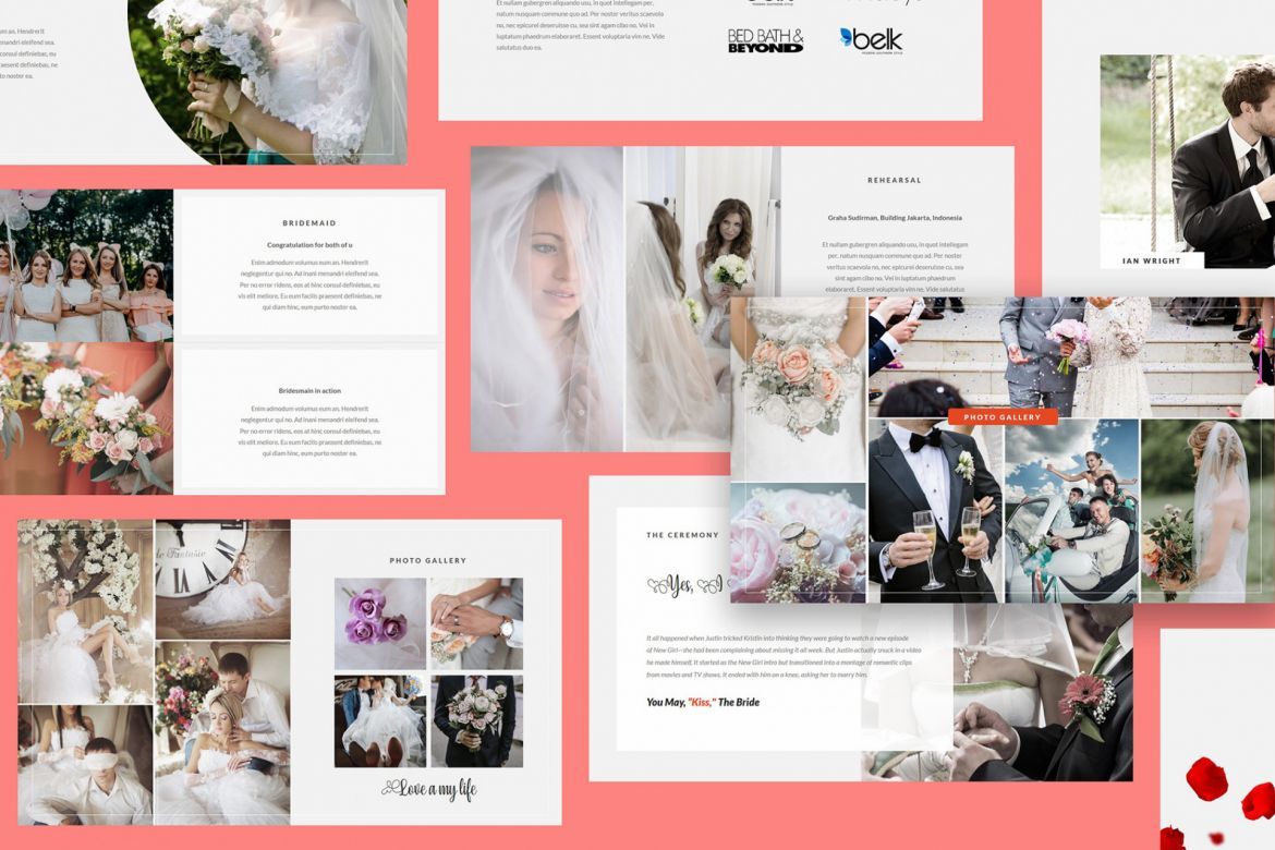 Wedding Google Slides Presentation - view 5