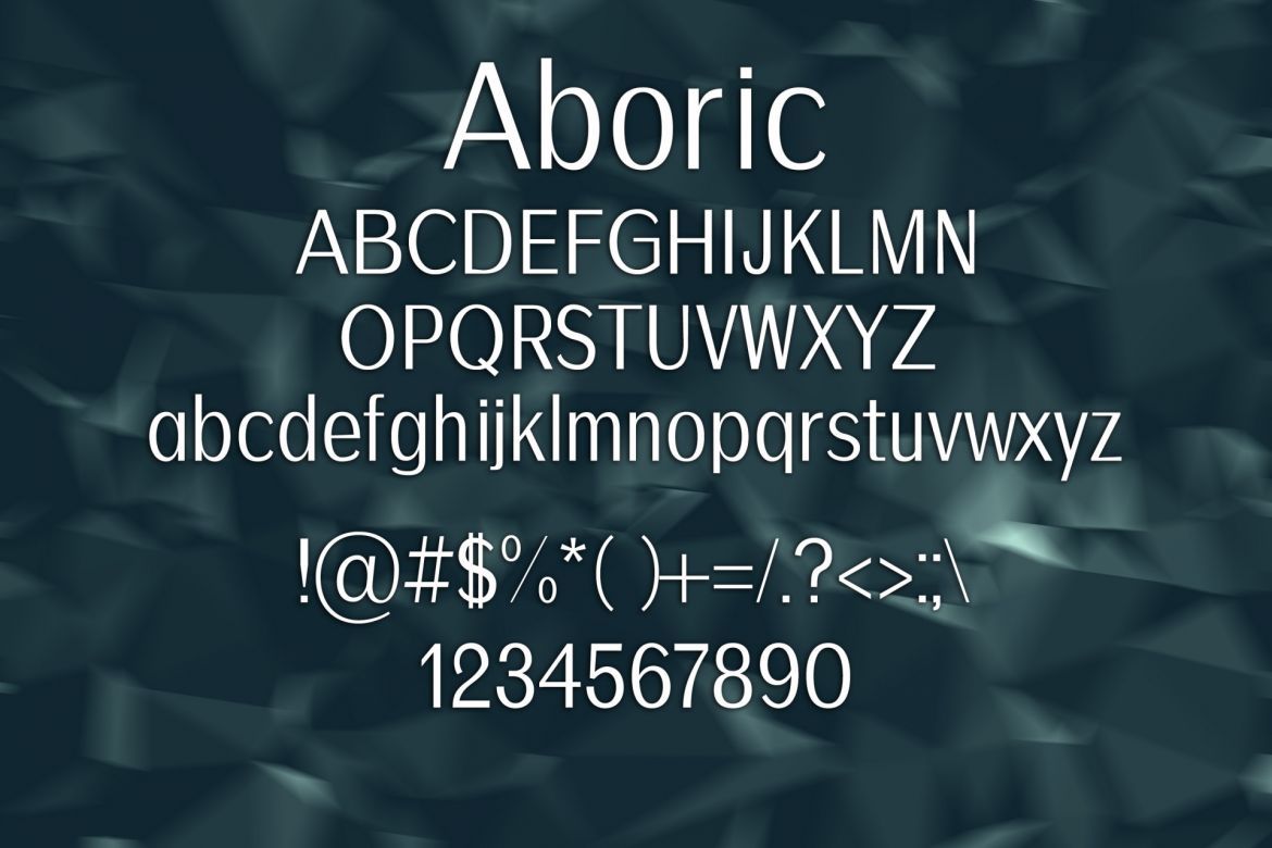 Aboric Font - view 2