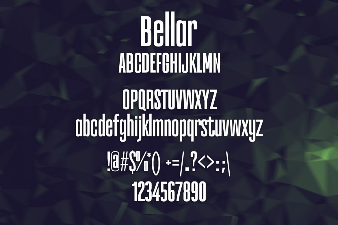 Bellar Font - view 2