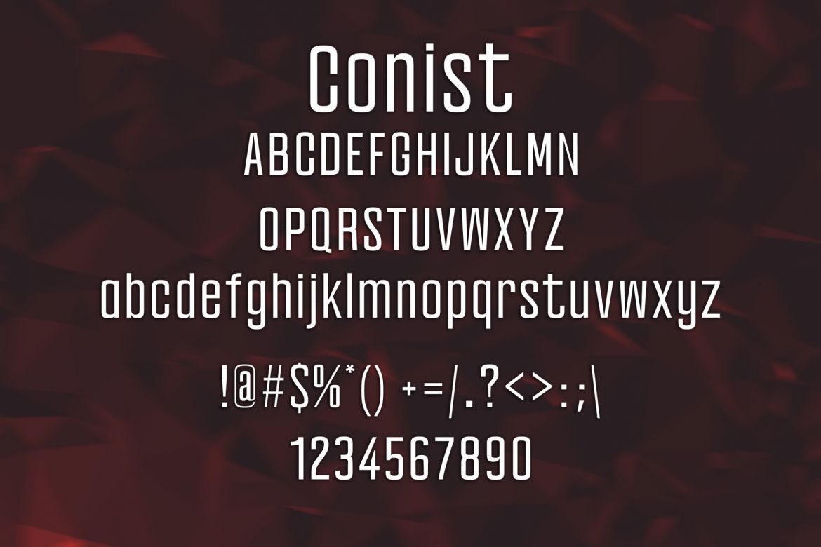 Conist Font alternate