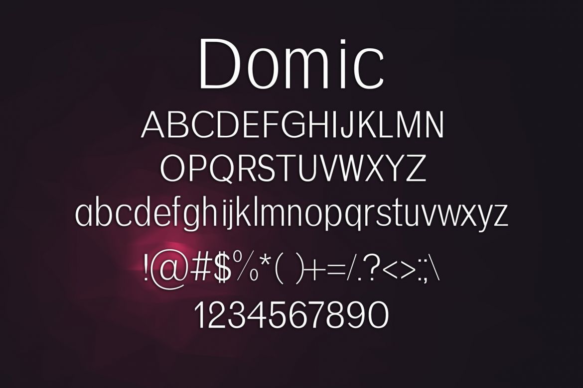 Domic Font - view 2