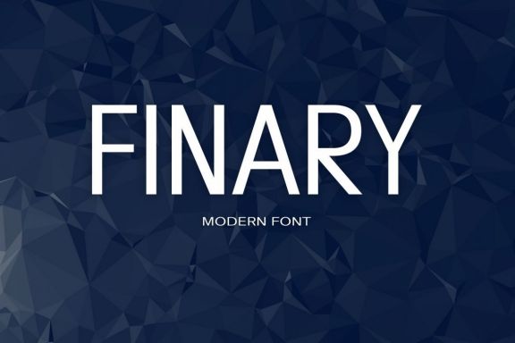Finary Font - view 1