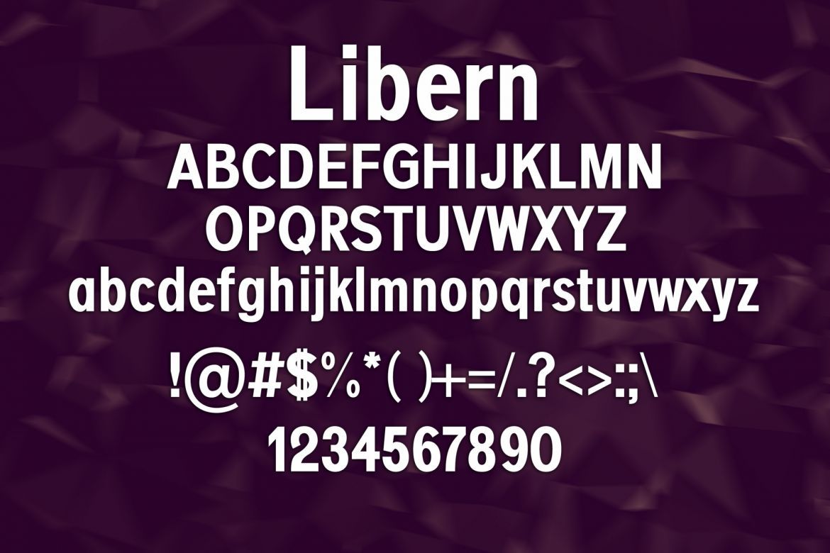 Libern Font - view 2