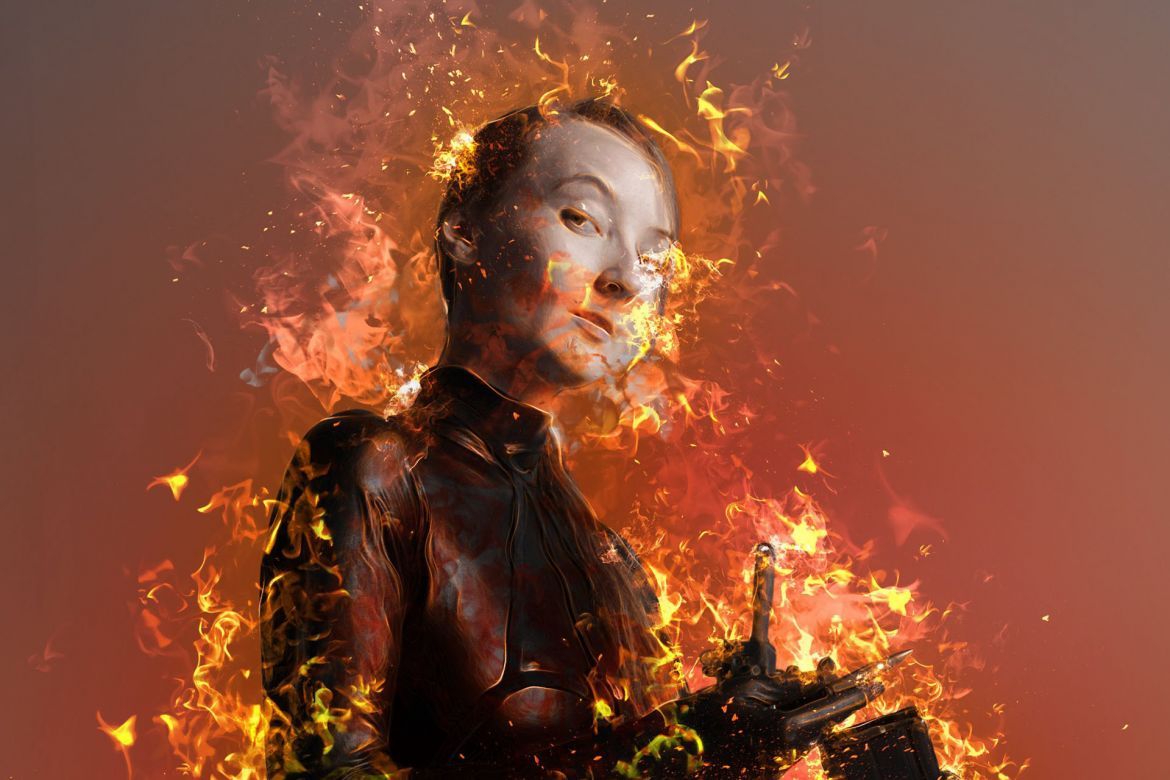 Real Burn Photoshop Action - view 4