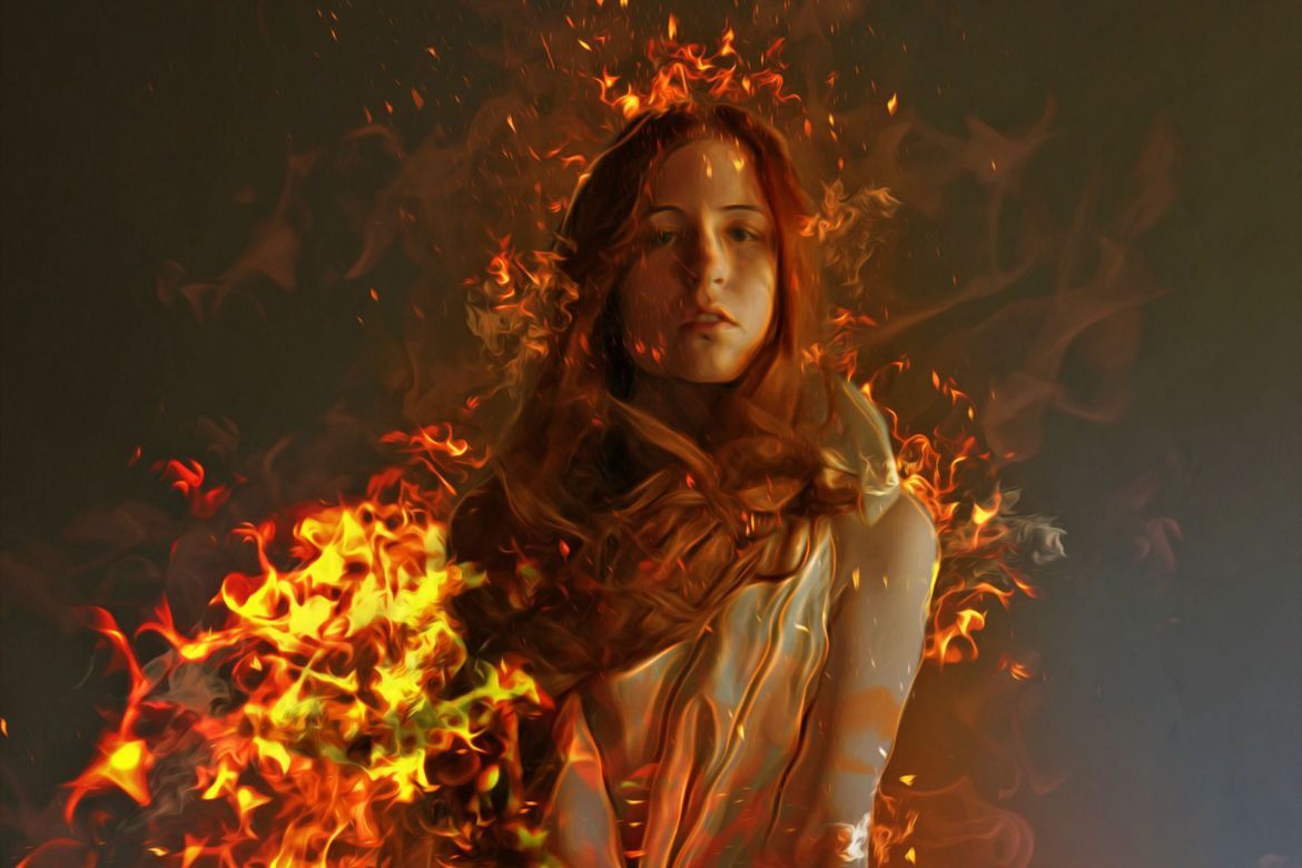 Real Burn Photoshop Action - view 5