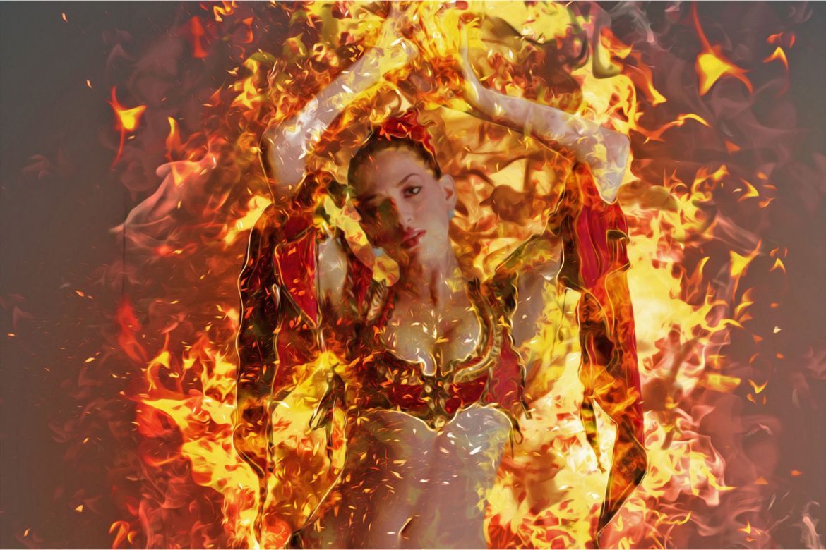 Real Burn Photoshop Action - view 13