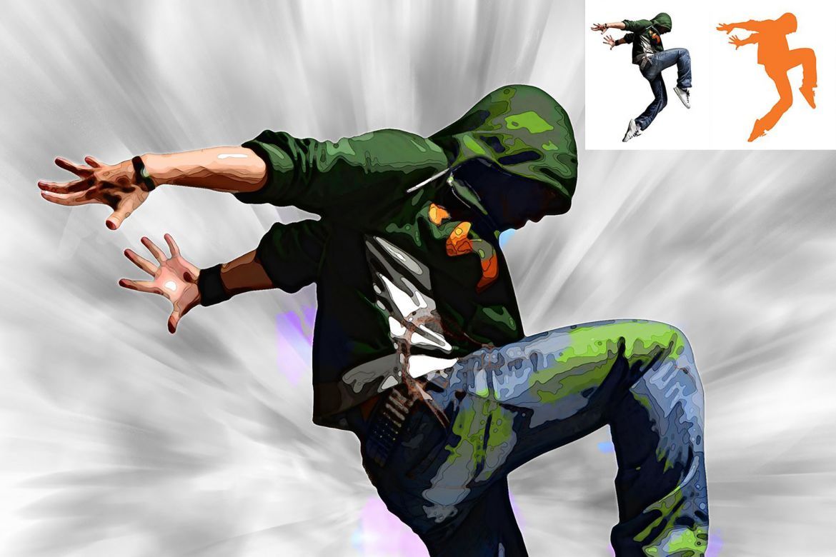 Sponge Photoshop Action - view 4