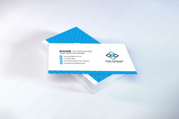 Free Business Card Mockup Template