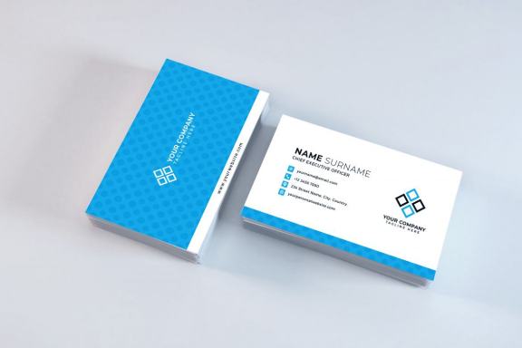 Free Business Card Mockup Template