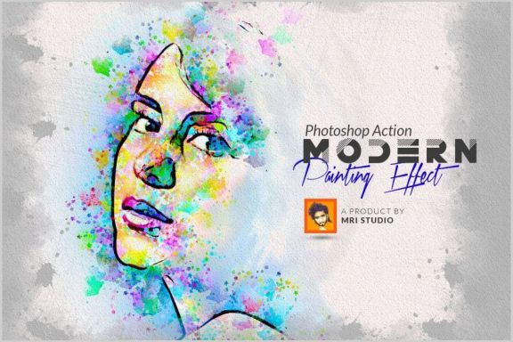 Modern Painting Effect Photoshop Action