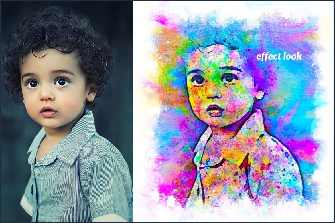Modern Painting Effect Photoshop Action - view 4