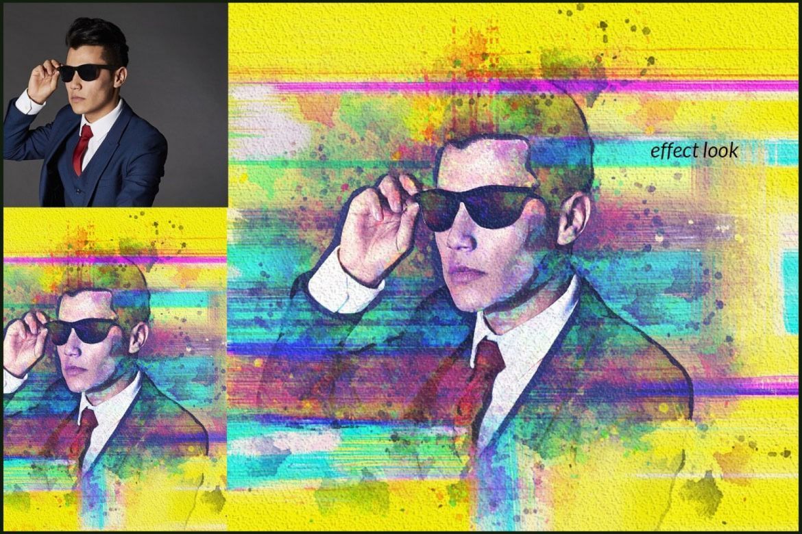 Modern Painting Effect Photoshop Action - view 6