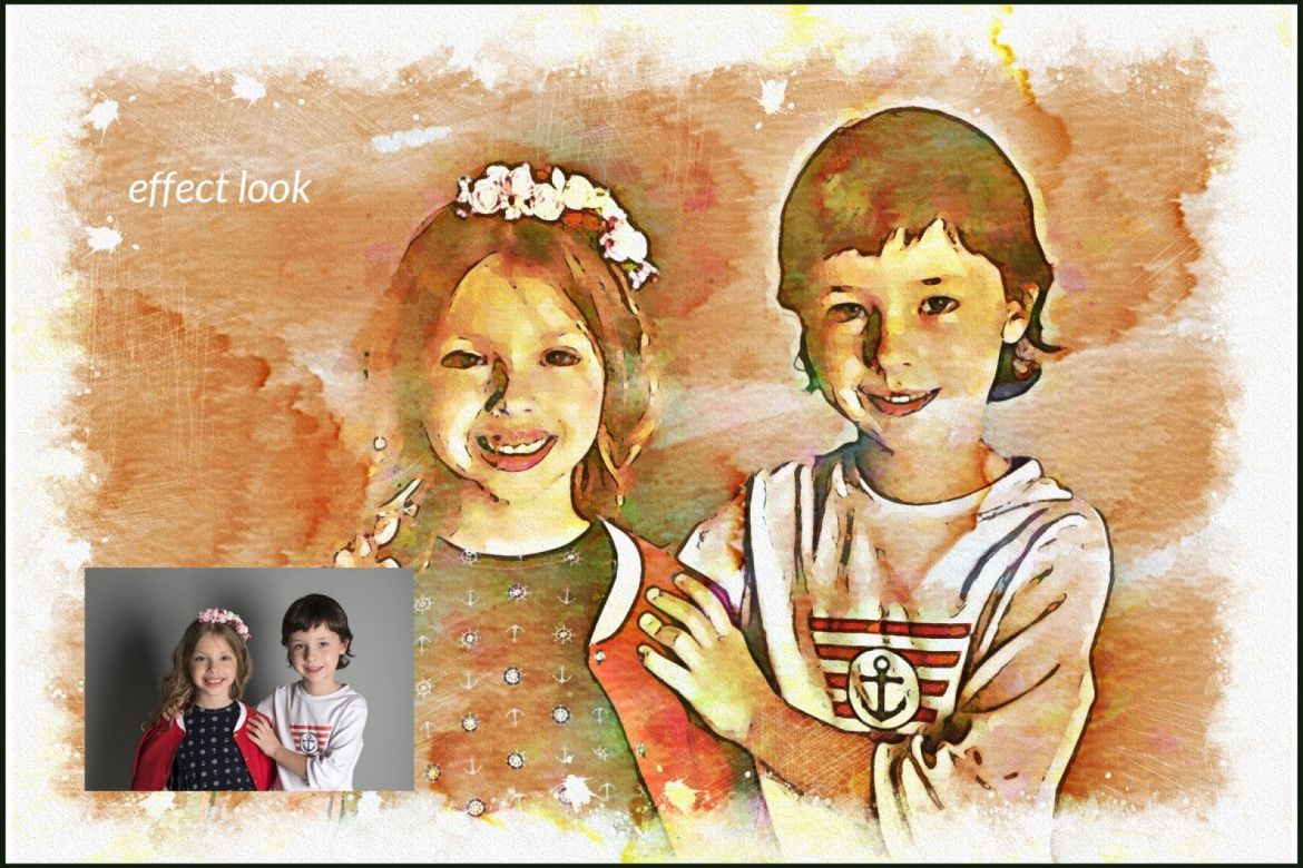 Modern Painting Effect Photoshop Action - view 7