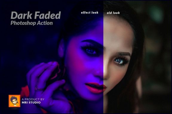 Dark Faded Photoshop Action